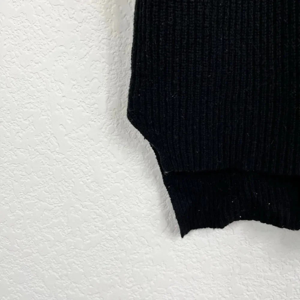 FCUK French Connection Sleeveless Mozart Knit Turtleneck Sweater - Picture 4 of 6